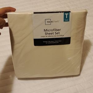 Cream/off white Twin Size Bedding Sheets